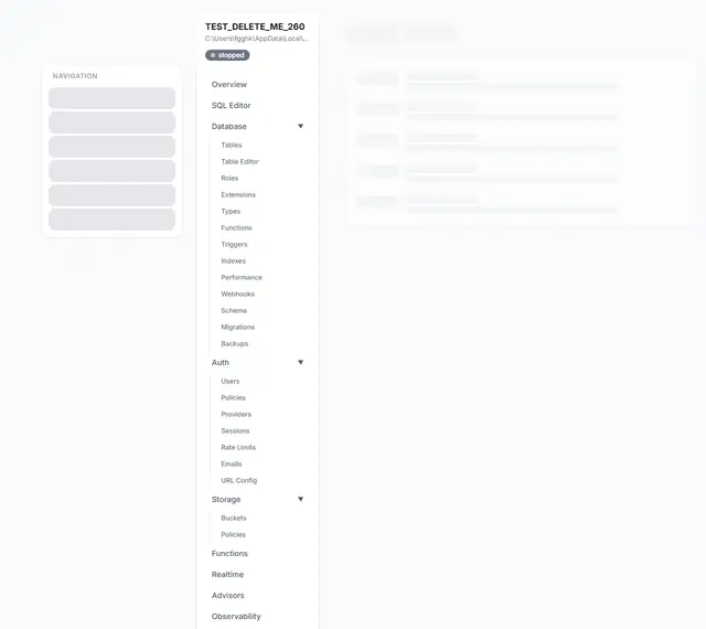 Full-height advisors view with security and performance sections.